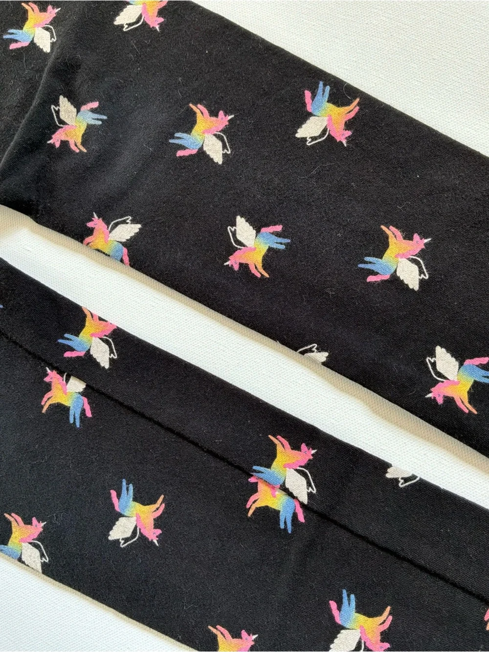 Cat & Jack Black Unicorn Leggings